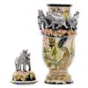Image 1 : PASCOE GALLERY: One-of-a-Kind Exquisitely Decorated Zebra Urn