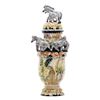 Image 2 : PASCOE GALLERY: One-of-a-Kind Exquisitely Decorated Zebra Urn