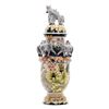Image 3 : PASCOE GALLERY: One-of-a-Kind Exquisitely Decorated Zebra Urn