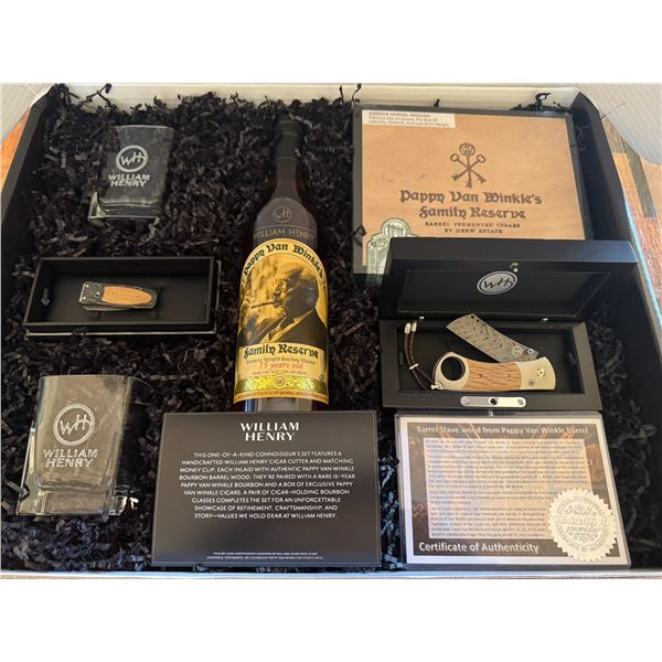 (IN ROOM ONLY) WILLIAM HENRY: Pappy Van Winkle Connoisseur's Set