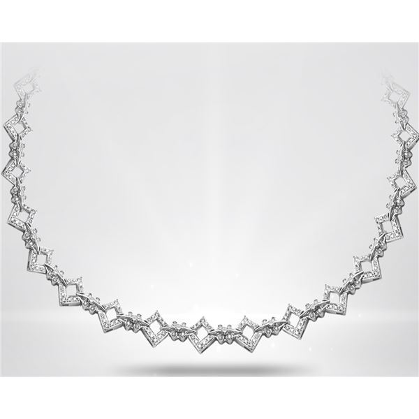 GUNDERSON'S JEWELERS: Breathtaking Diamond Necklace Set in 18K White Gold