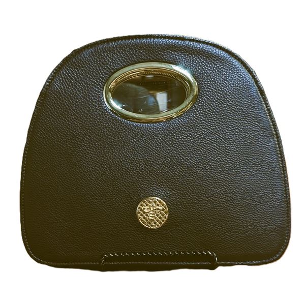 FEDHA NYUKI: Soft Brown Cowhide Bucket Handbag