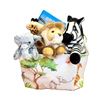 Image 1 : MARK & CAROL LITTLE: Safari Friends Gift Basket