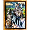 Image 1 : CYNTHIE'S WILDLIFE ORIGINALS: "Best Buddies" - Mosaic Artwork by Wildlife Artist Cynthie Fisher