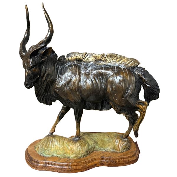 CYNTHIE FISHER: "Show Off - Nyala" - Bronze Nyala Artwork