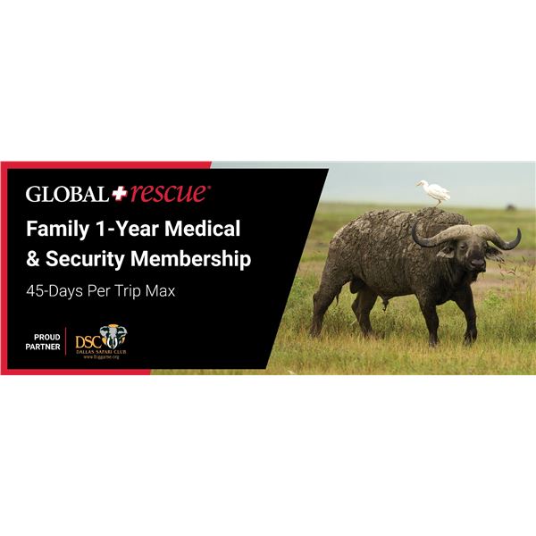 GLOBAL RESCUE: Annual Family Membership - 45-Day Medical & Security