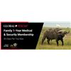 Image 1 : GLOBAL RESCUE: Annual Family Membership - 45-Day Medical & Security