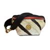 Image 1 : FEDHA NYUKI: Zebra Belted Pack with Leather Backing