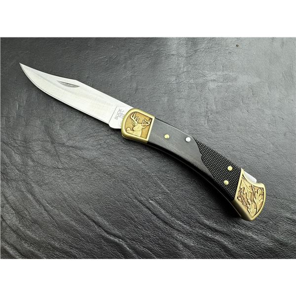FRIEND OF DSC: Custom Buck 110 Folding Whitetail Knife