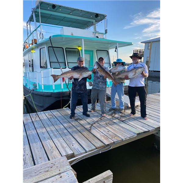 CAJUN QUEEN FISHING: 3-Day/4-Night Louisiana Fishing Adventure for Two Anglers in Port Fourchon