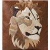 Image 1 : VUKARI: One-of-a-Kind African Lion Rug Crafted from Nguni Cowhide