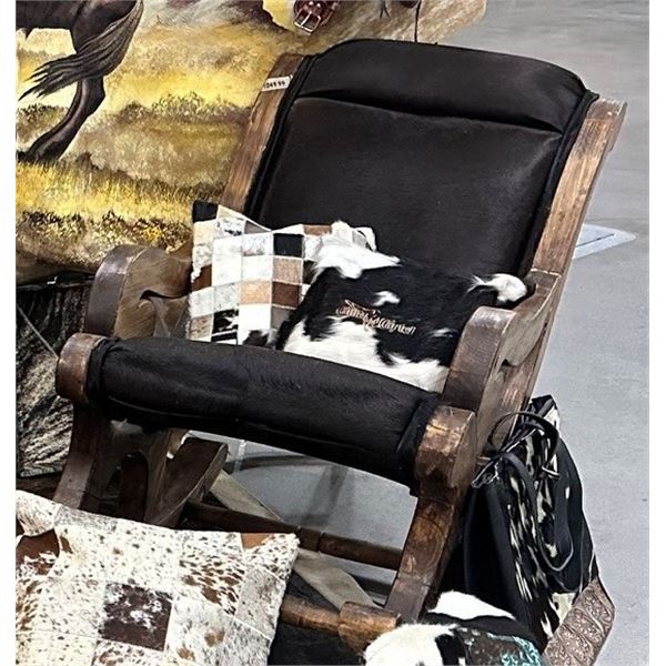 (NEW!) CATTLE CARTEL: Handcrafted Rocking Chair