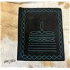 Image 1 : (NEW!) CATTLE CARTEL: Black and Turquoise Portfolio Cover, Matching Handbag and Laptop Sleeve