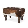 Image 1 : (NEW!) CATTLE CARTEL: Cowhide Ottoman