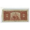 Image 2 : 1937 $2 note. King George VI. Coyne-Towers signatures. H/R Prefix.  BC-22c. VG+.