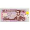 Image 1 : Iraq. Central Bank of Iraq. 1992 5 Dinars. Saddam Hussein. Uncirculated.