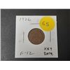 Image 1 : 1926 Canadian Small Cent. Key Date. F12.