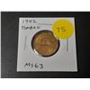 Image 1 : 1942 Tombac 5 Cents. The first Tombac issued with a Beaver. MS63.