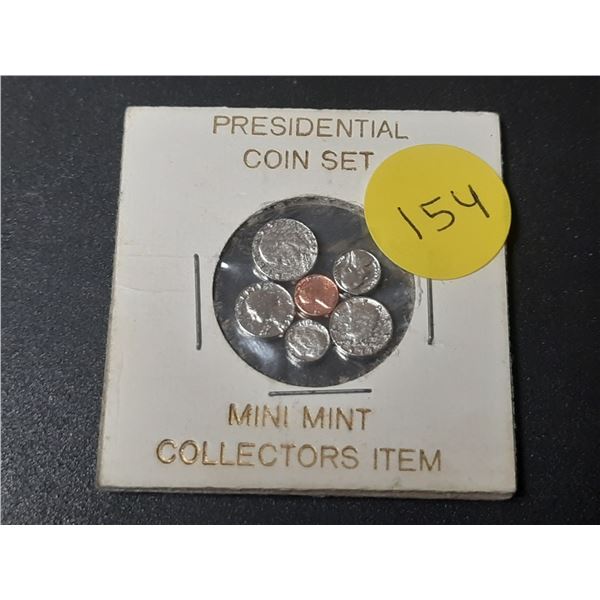 Set of 6 U. S. Presidential Coin Set.