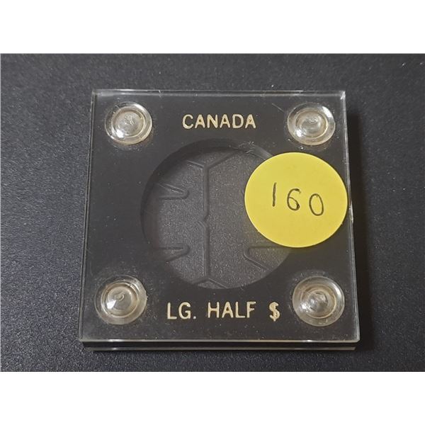 Empty Capital Plastics holder for Canadian Silver 50 Cents.