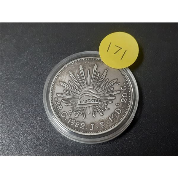 Copy of Mexico 1882 8 Reales.
