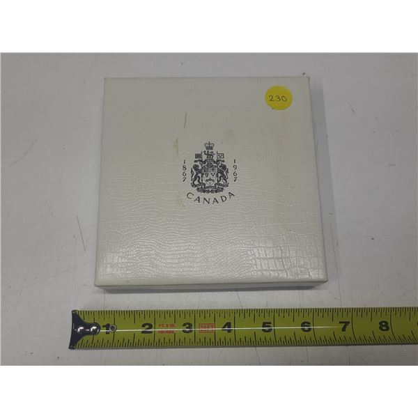 1867 – 1967 Specimen Silver Set case and box.