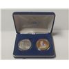Image 1 : Set of 2 Twin Towers medals issued by National Collector’s Mint. 2001 – 2006 5th A