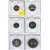 Image 1 : Set of 6 1974 Specimen coins from Cent to Nickel Dollar.
