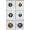 Image 2 : Set of 6 1990 Proof coins from Cent to Loonie Dollar.