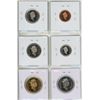 Image 2 : Set of 6 1993 Proof coins from Cent to Loonie Dollar.