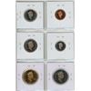 Image 2 : Set of 6 1994 Proof coins from Cent to Loonie Dollar (War Memorial).