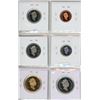 Image 2 : Set of 6 1995 Proof coins from Cent to Loonie Dollar.