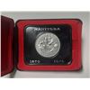 Image 1 : 1870 – 1970 Manitoba Centennial Nickel Dollar. Specimen. Housed in its original case.