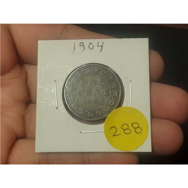 1904 Canadian Large Cent
