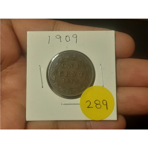1909 Canadian Large Cent