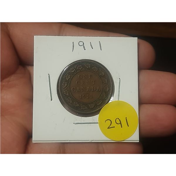 1911 Canadian Large Cent