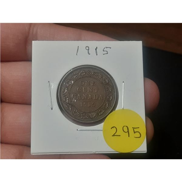 1915 Canadian Large Cent