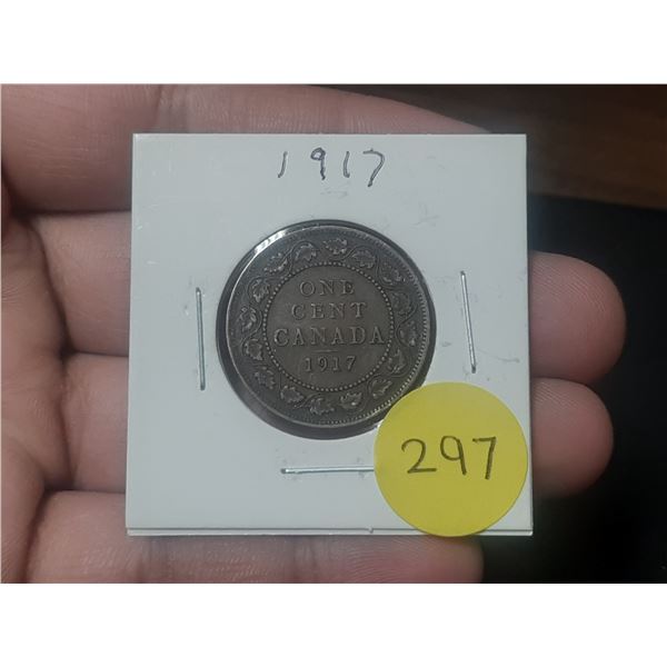 1917 Canadian Large Cent