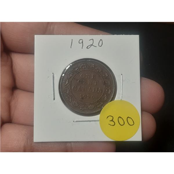1920 Canadian Large Cent