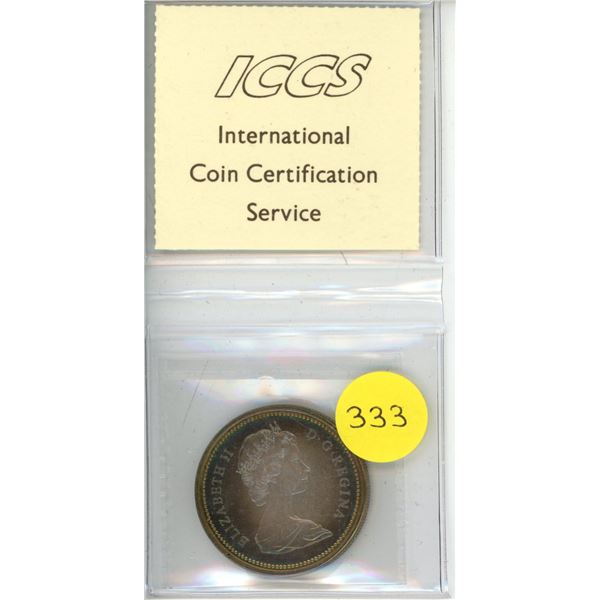 1971 Canada One Dollar - SP-66 - Silver - XQL 706 - ICCS.