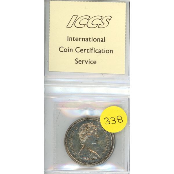 1972 Canada One Dollar - SP-65 - Silver - XQL 588 - ICCS.