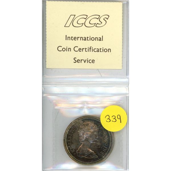 1972 Canada One Dollar - SP-66 - Silver - XQL 628 - ICCS.