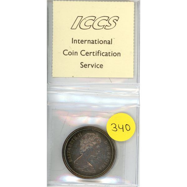 1972 Canada One Dollar - SP-66 - Silver - XQL 586 - ICCS.