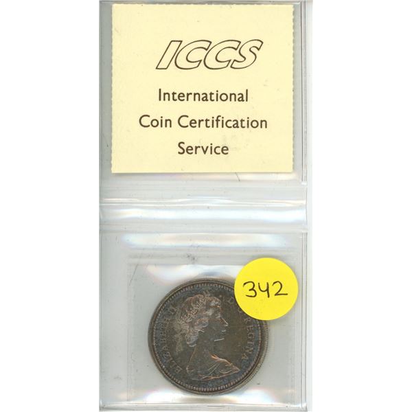 1972 Canada One Dollar - SP-66 - Silver - XED 380 - ICCS.