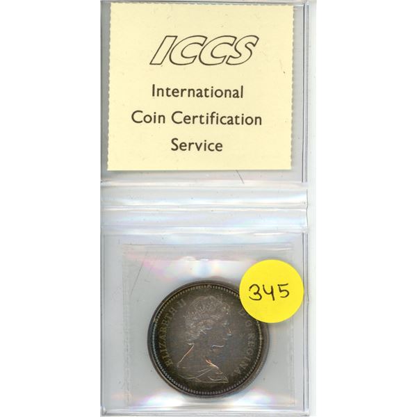 1972 Canada One Dollar - SP-67 - Silver - XQL 584 - ICCS.