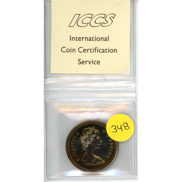 1973 Canada One Dollar - SP-64 - Silver - XQL 590 - ICCS.