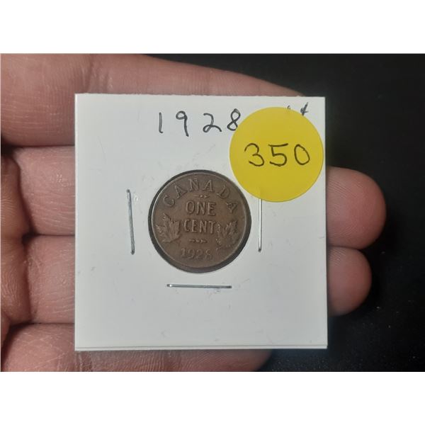 1928 Canadian Small Cent