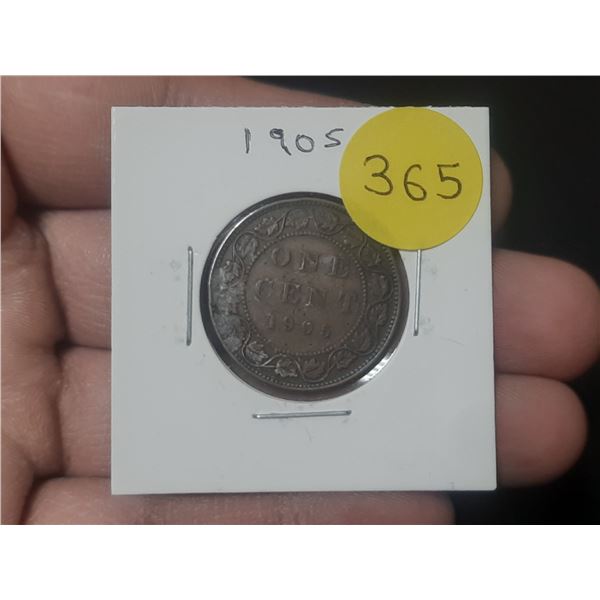 1905 Canadian Large Cent,