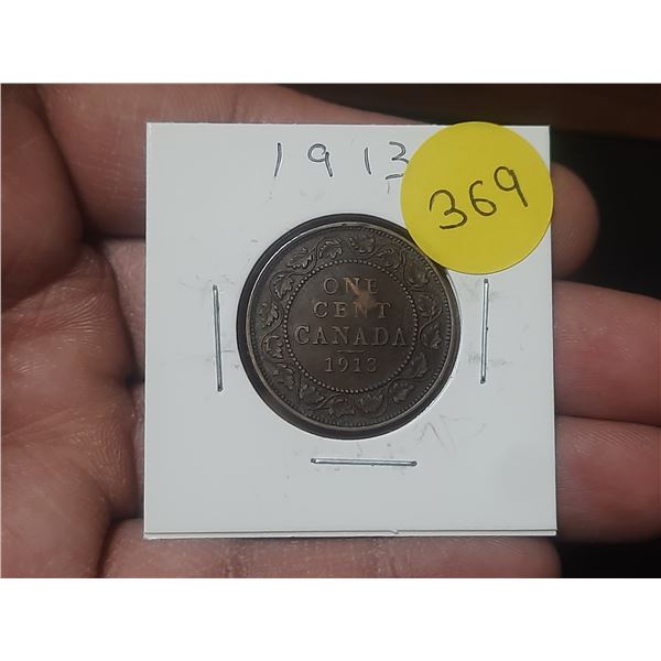 1913 Canadian Large Cent,