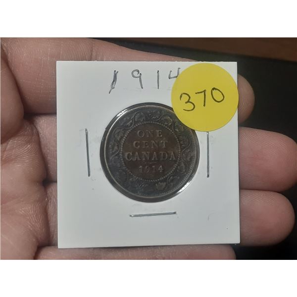 1914 Canadian Large Cent,